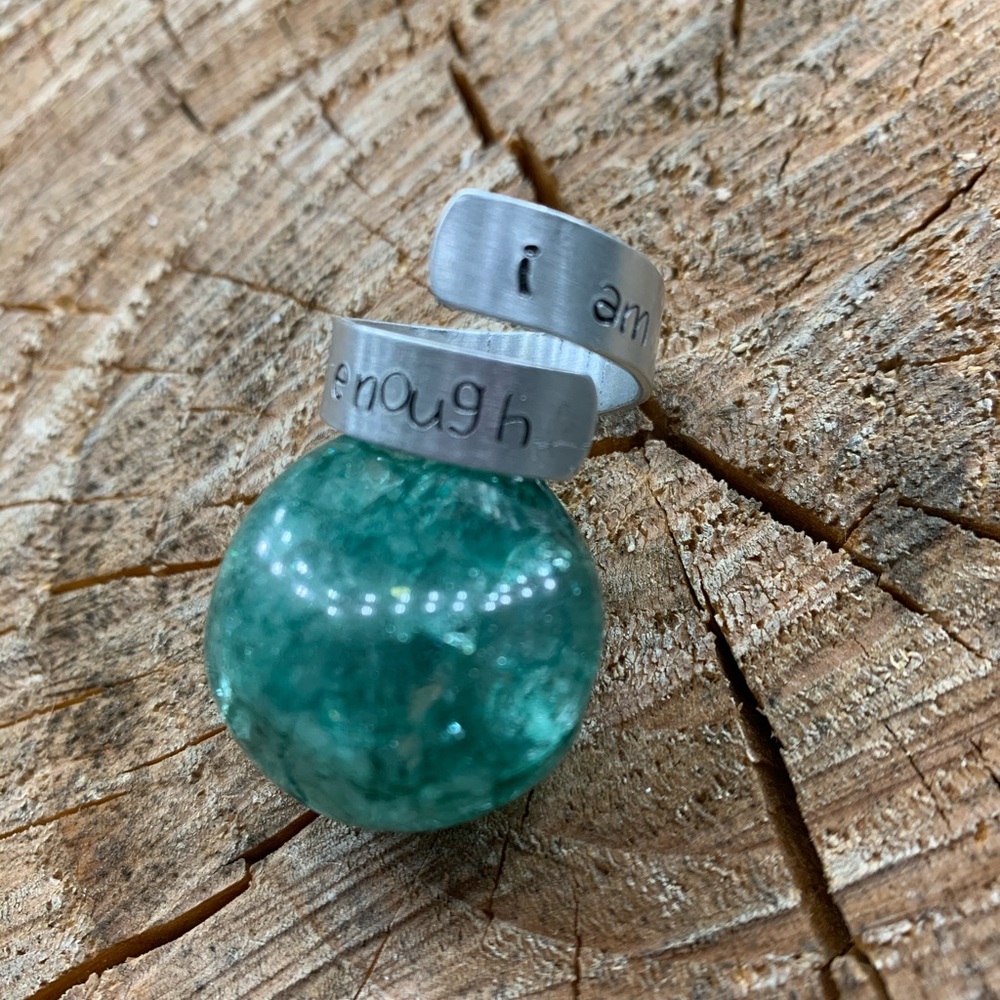 ‘i am enough’ Wrap Ring!